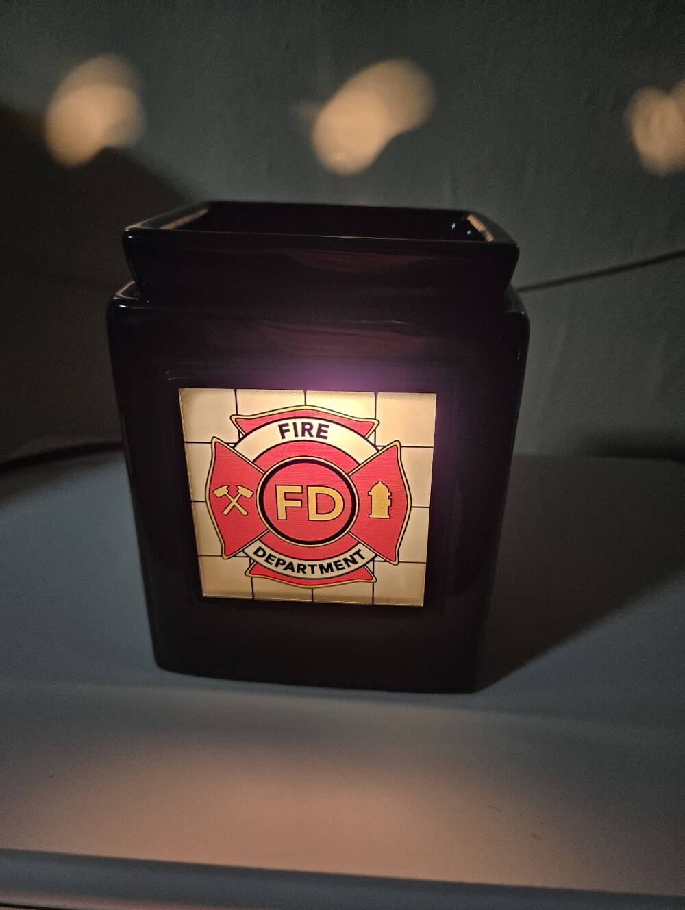 Scentsy Fire Department Full Size 25 Watt Wax Warmer Retired Excellent Condition